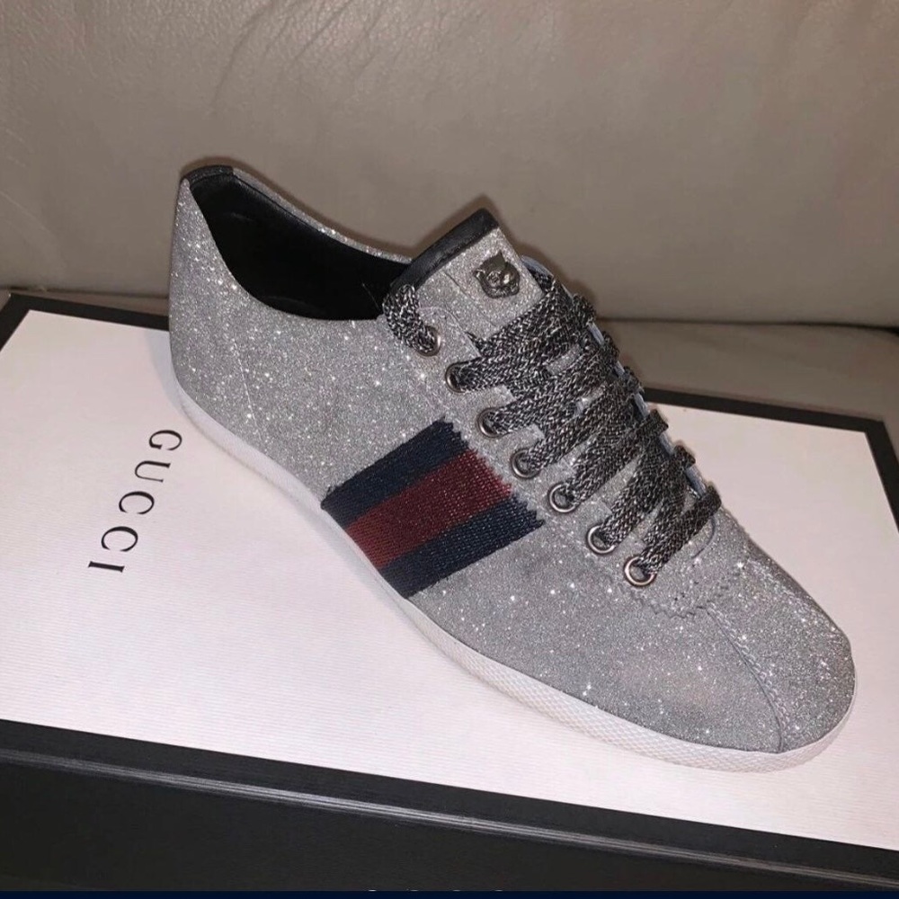 COPY - Gucci Men’s Metallic Low-Top Shoes